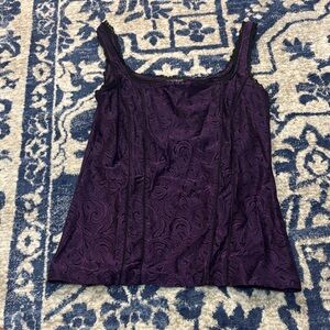 White House Black Market Purple Camisole Top